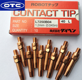 Контактный наконечник OTC DAIHEN L7250B04 для роботизированной сварки