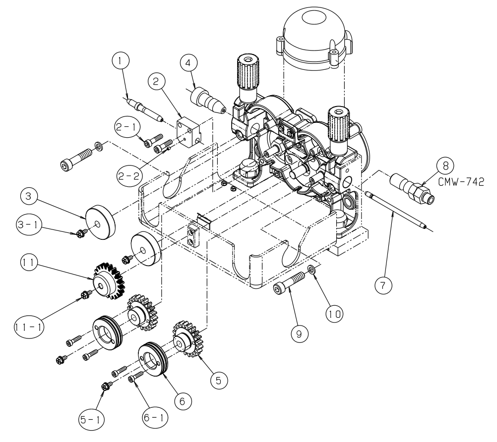 Детали механизма подачи проволоки OTC